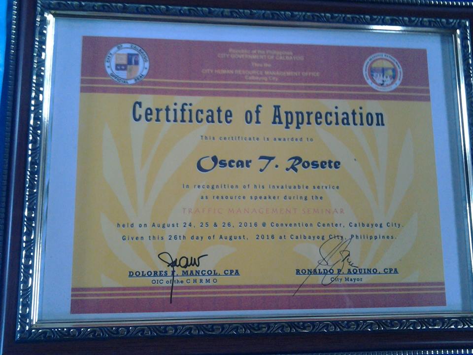 86 EMPLOYEES COMPLETED THREE-DAY TRAFFIC MANAGEMENT SEMINAR