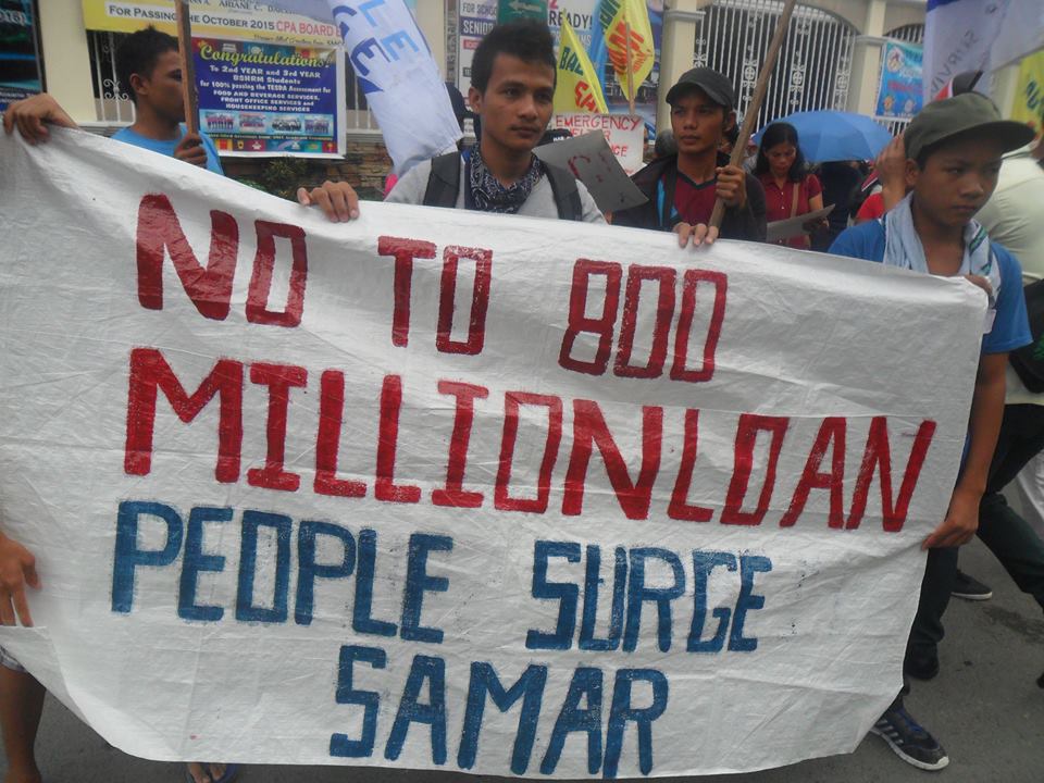CATB. COP : NO-TO-PHP800M-LOAN-COALITION ASSEMBLY AT PROVINCIAL CAPITOL, VERY PEACEFUL!