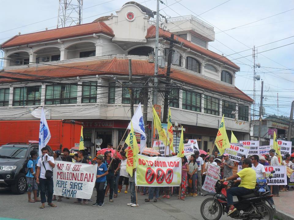 CATB. COP : NO-TO-PHP800M-LOAN-COALITION ASSEMBLY AT PROVINCIAL CAPITOL, VERY PEACEFUL!