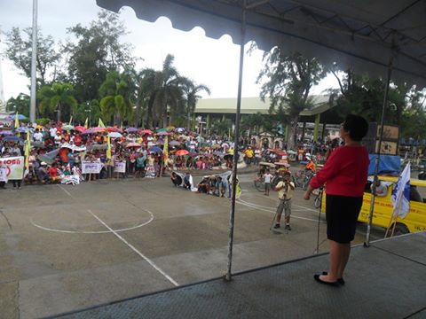 CATB. COP : NO-TO-PHP800M-LOAN-COALITION ASSEMBLY AT PROVINCIAL CAPITOL, VERY PEACEFUL!