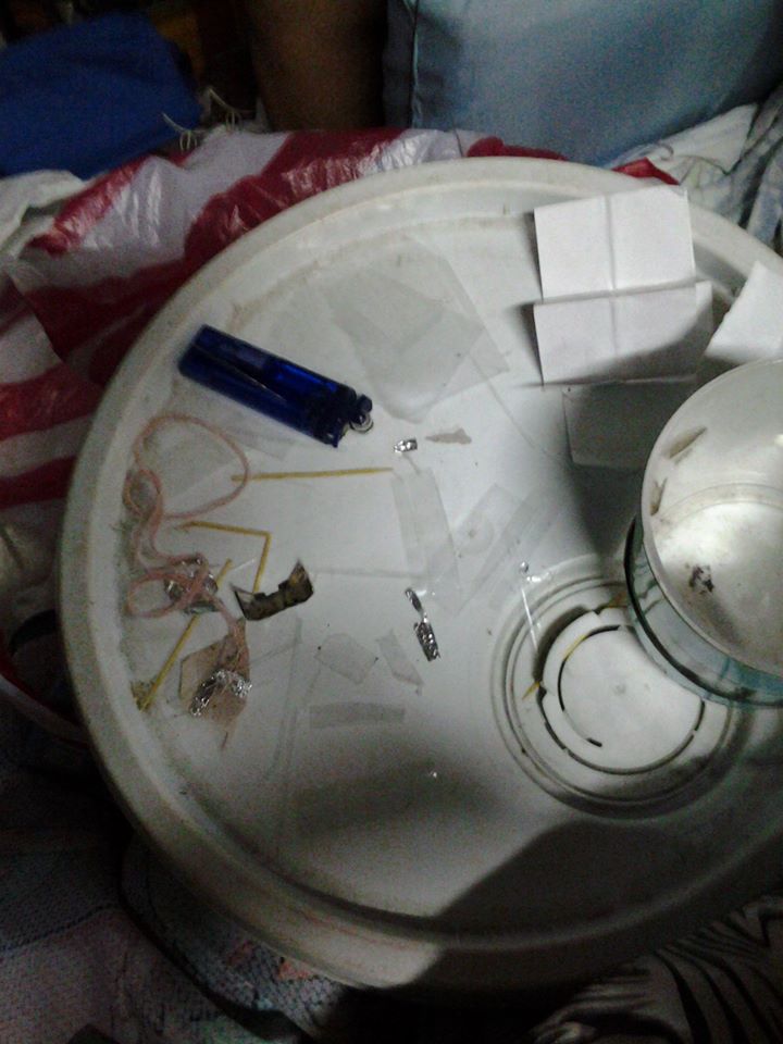 SUSPECTED SHABU AND DRUG PARAPHERNALIA SEIZED DURING SEARCH
