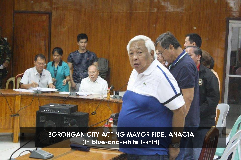 SANDIGAN BAYAN ORDERS ARREST; ACTING MAYOR ANACTA SURRENDERS