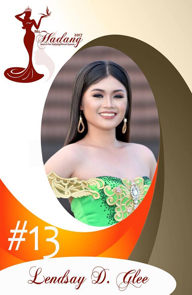 FOURTEEN BEAUTIES COMPETE FOR MS. HADANG/RITUAL QUEEN 2017