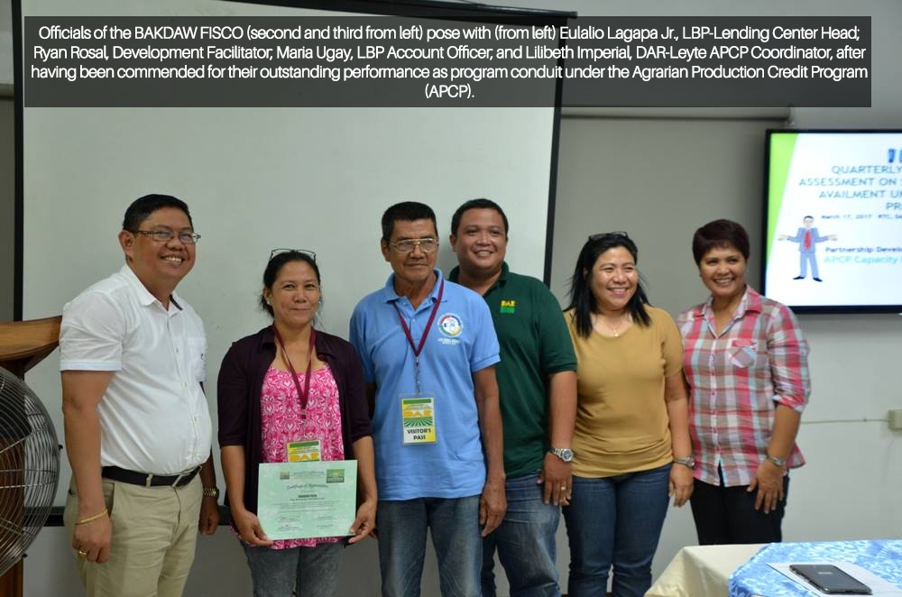 7 LEYTE FARMERS ORGANIZATIONS COMMENDED BY DAR, LBP