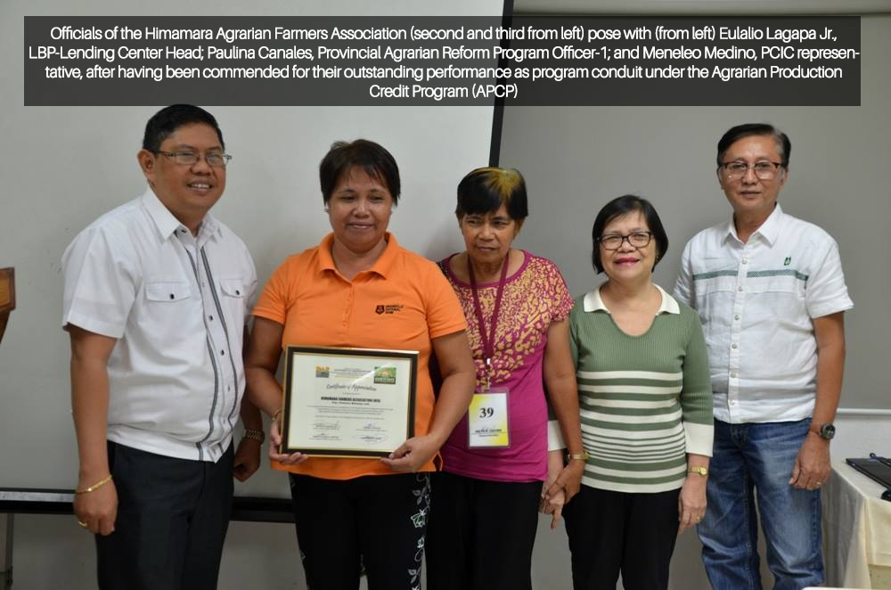 7 LEYTE FARMERS ORGANIZATIONS COMMENDED BY DAR, LBP