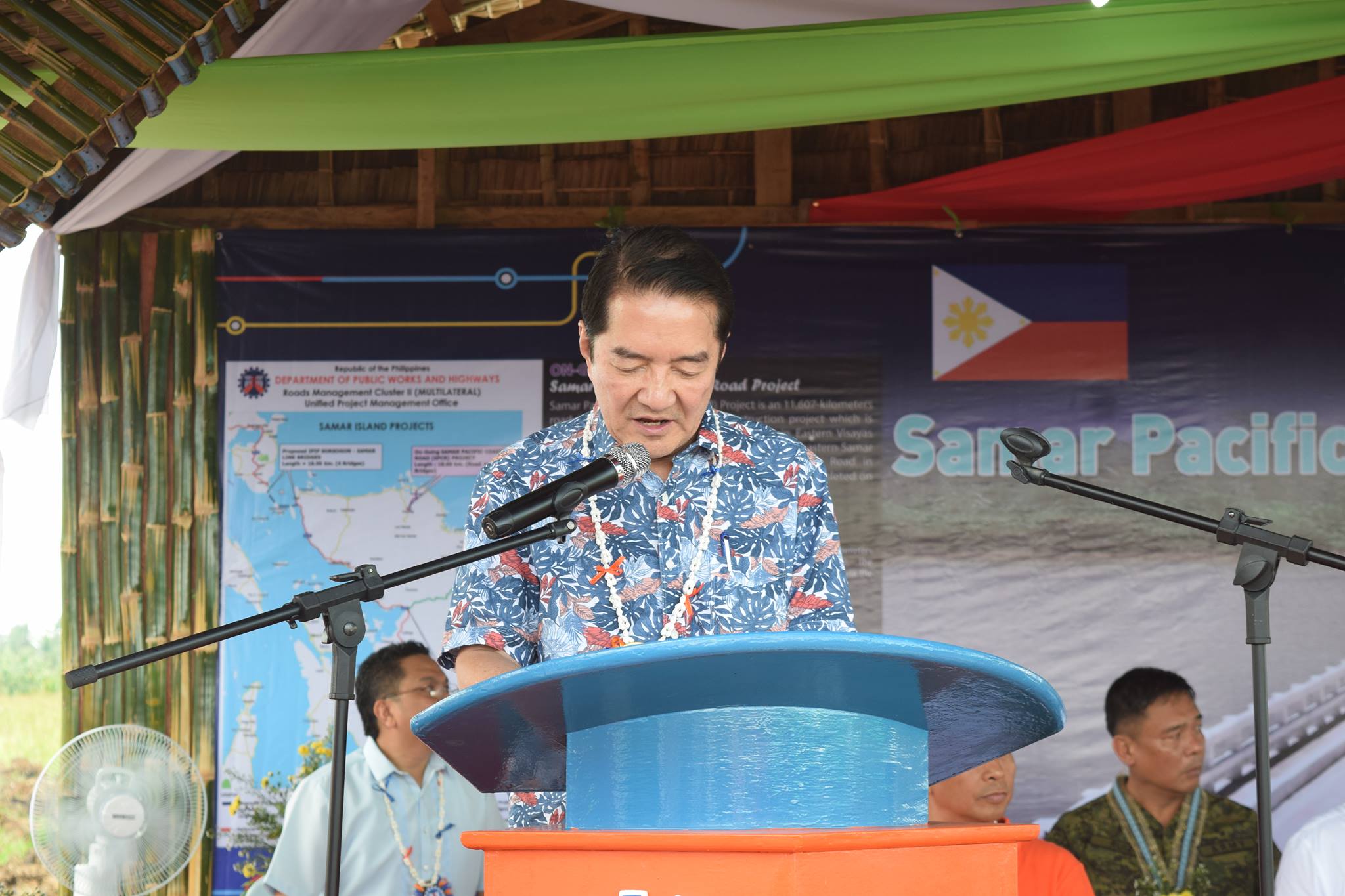 SEC. VILLAR LED GROUNDBREAKING OF THE P997.5 M SAMAR PACIFIC COASTAL ROAD PROJECT