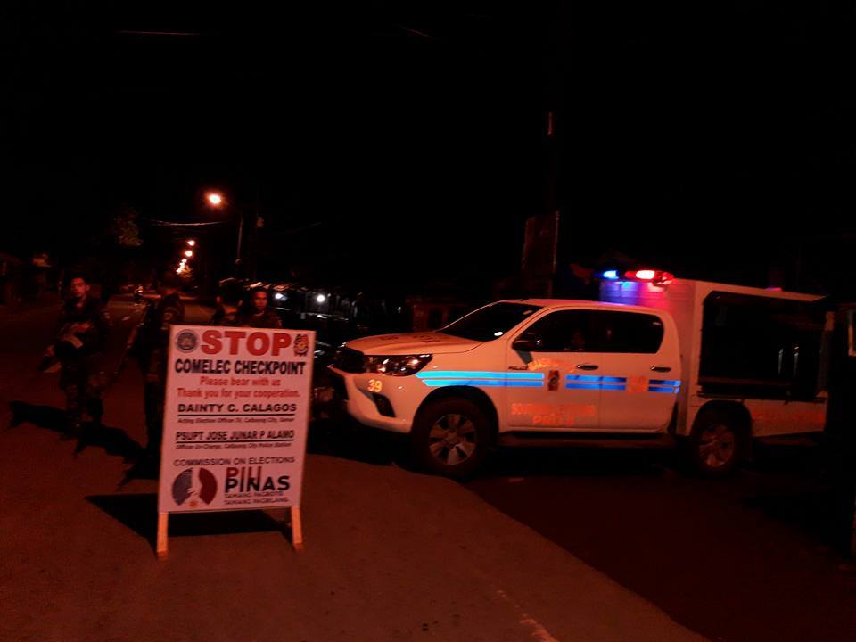 ONE DAY BEFORE BSKE 2018: CONDUCT OF POLICE FUNCTIONS BY PPC ELEMENTS BANNED IN THE CITY; CHECKPOINTS AND POLICE PATROL BEEFED-UP